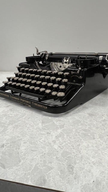 Underwood Standard portable four bank keyboard typewriter